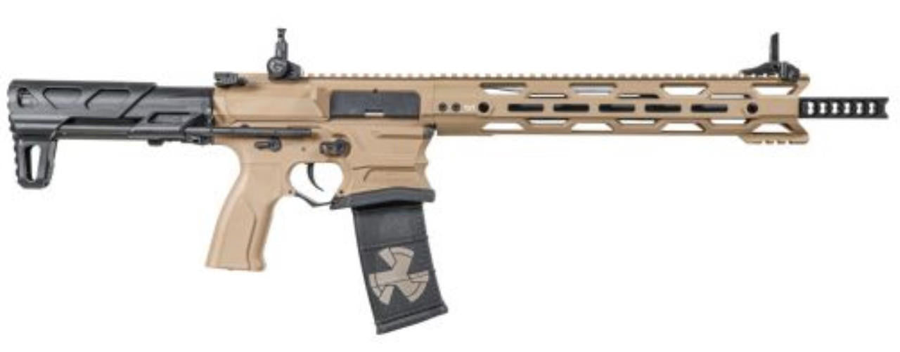 G&G Cobalt Kinetics Licensed BAMF Recon AEG Airsoft Rifle, Tan/Black