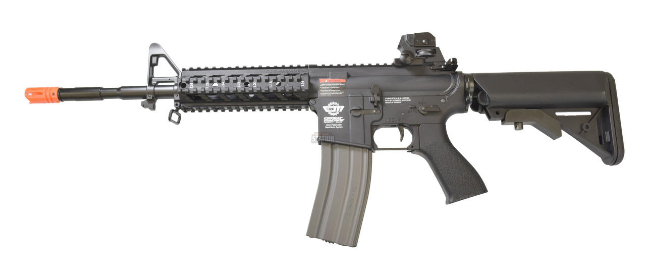 G&G Combat Machine CM16 Raider-L AEG Airsoft Rifle, Black
