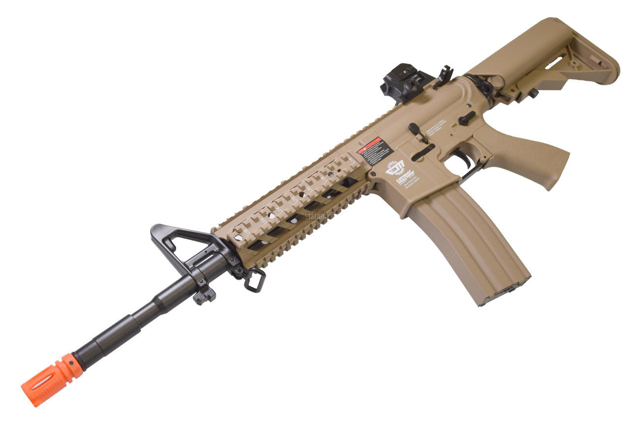 G&G Combat Machine CM16 Raider-L AEG Airsoft Rifle, Tan