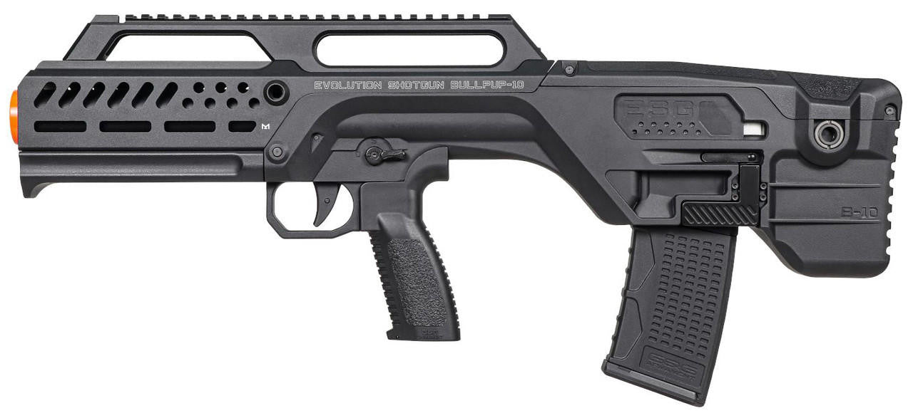 G&G ESG B-10 Gas Powered Bullpup Airsoft Shotgun, Black