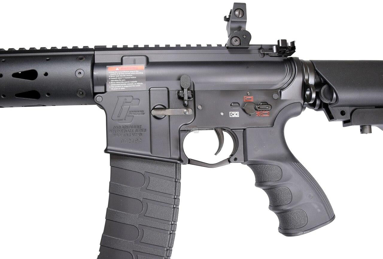 G&G GC16 Combat Machine FFR 9" AEG, Black