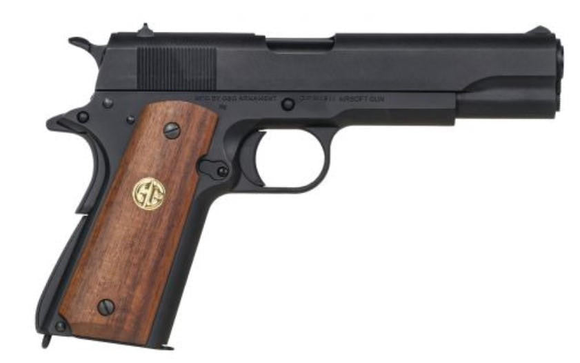 G&G GPM1911-P GP2 Gas Blowback Airsoft Pistol, Black