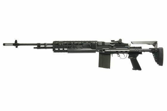 G&G GR14 EBR Long ETU (Deans) AEG Airsoft Rifle, Black