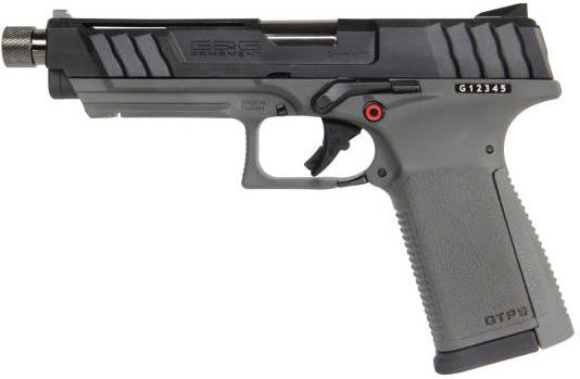 G&G GTP 9 Gas Blowback Airsoft Pistol, Black/Grey