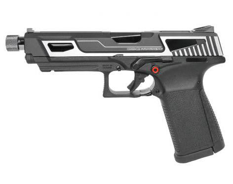 G&G GTP 9 MS Gas Blowback Airsoft Pistol, Silver
