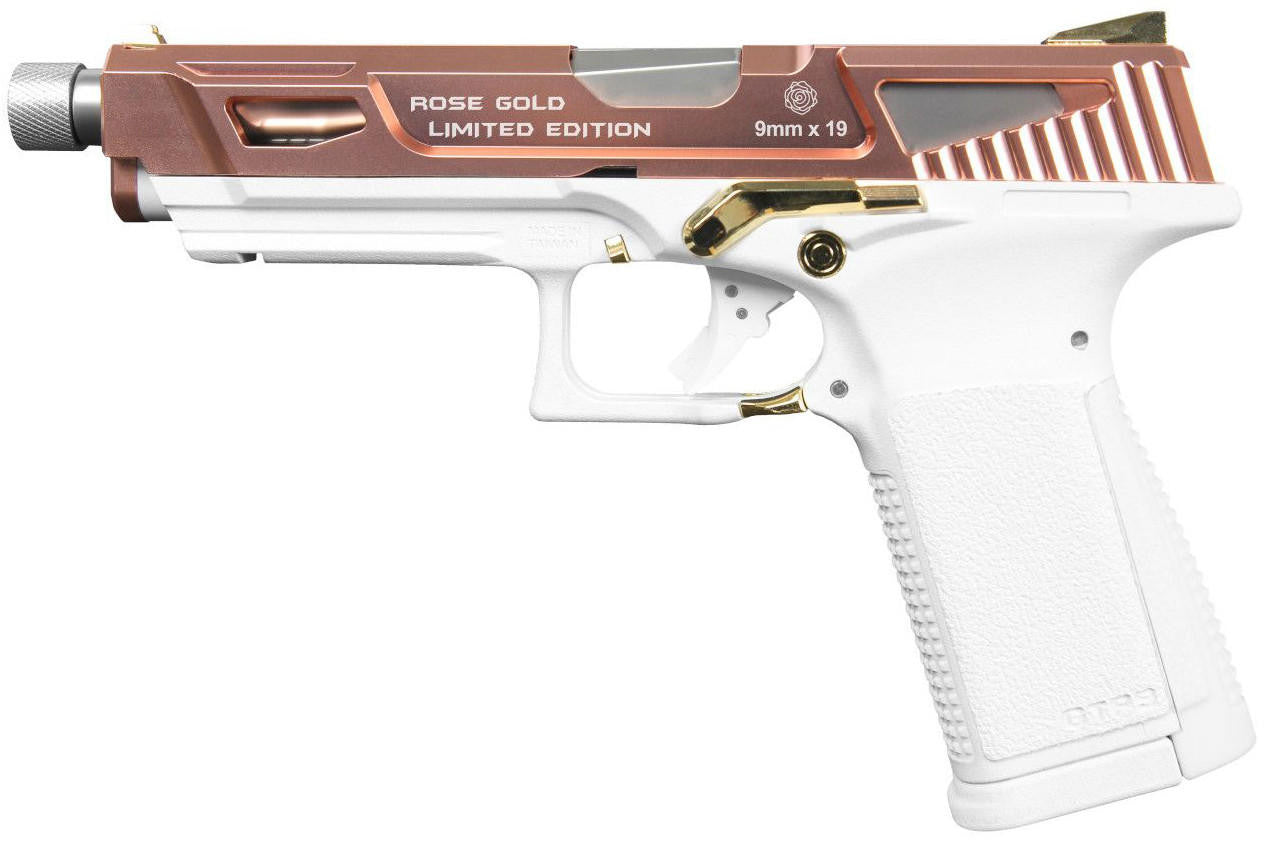 G&G GTP 9 MS US Special Edition Gas Blowback Airsoft Pistol, Rose Gold