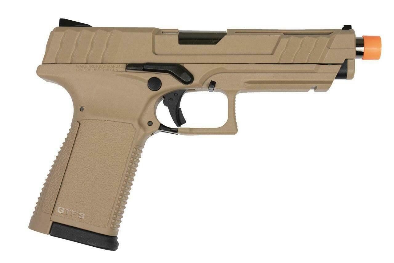 G&G GTP9 Gas Blowback Airsoft Pistol, Tan