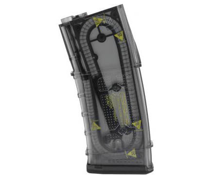 G&G M4/M16/SSG Mid-Cap 105R Magazine w/ Yellow Marks, Black