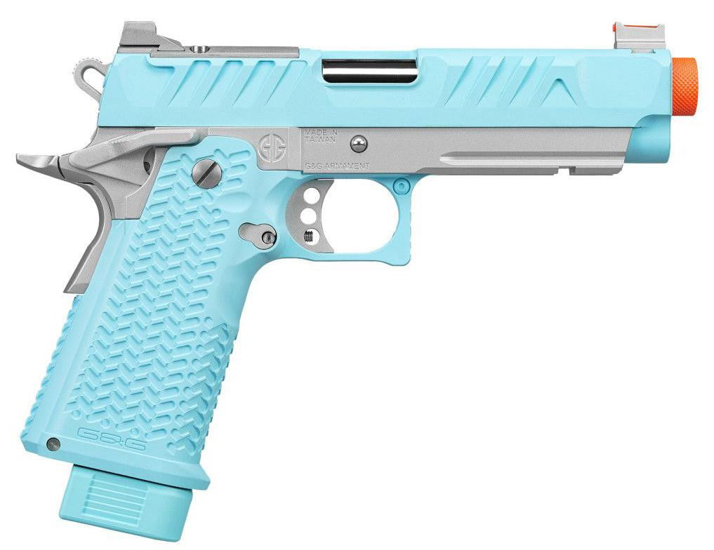 G&G STP45 GBB Airsoft Pistol, Macaron Blue