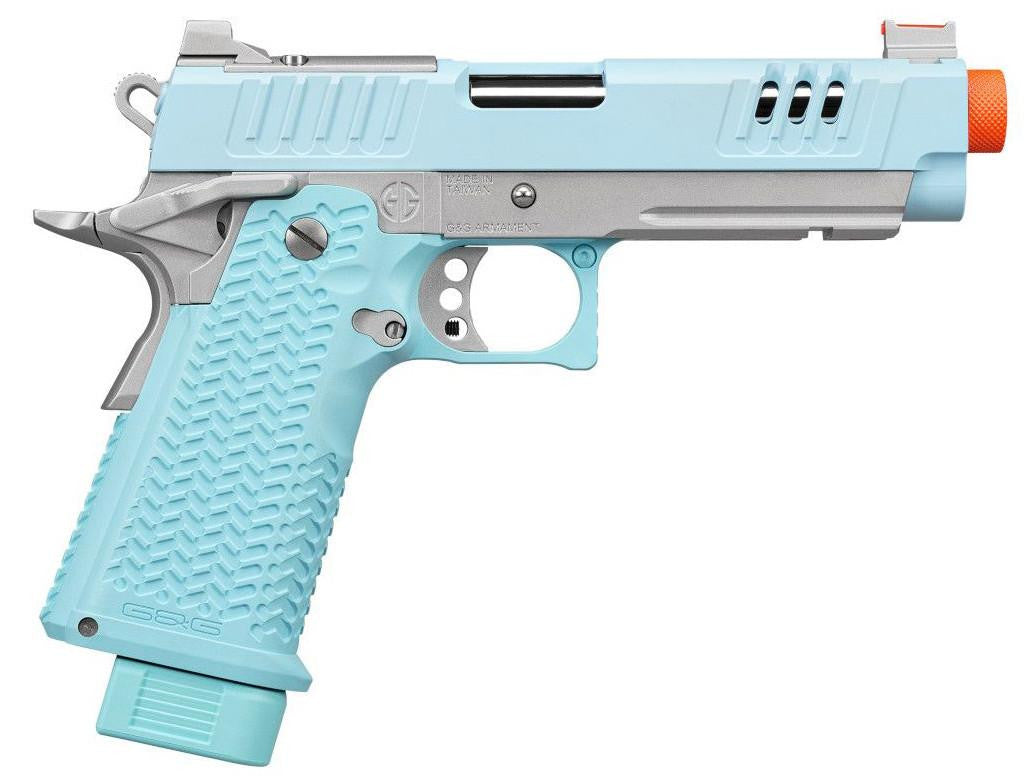 G&G STP45 PRO Airsoft Pistol, Macaron Blue