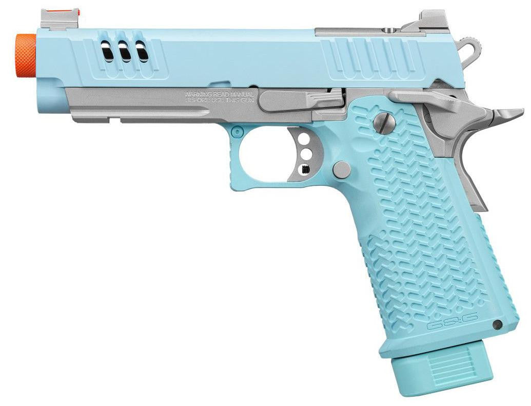 G&G STP45 PRO Airsoft Pistol, Macaron Blue