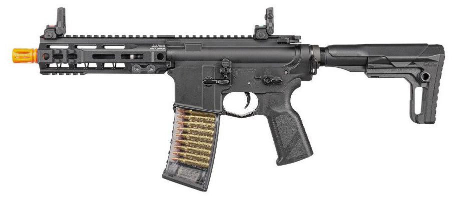 G&G TR16 GMS MK2 7" Airsoft AEG Rifle, Black