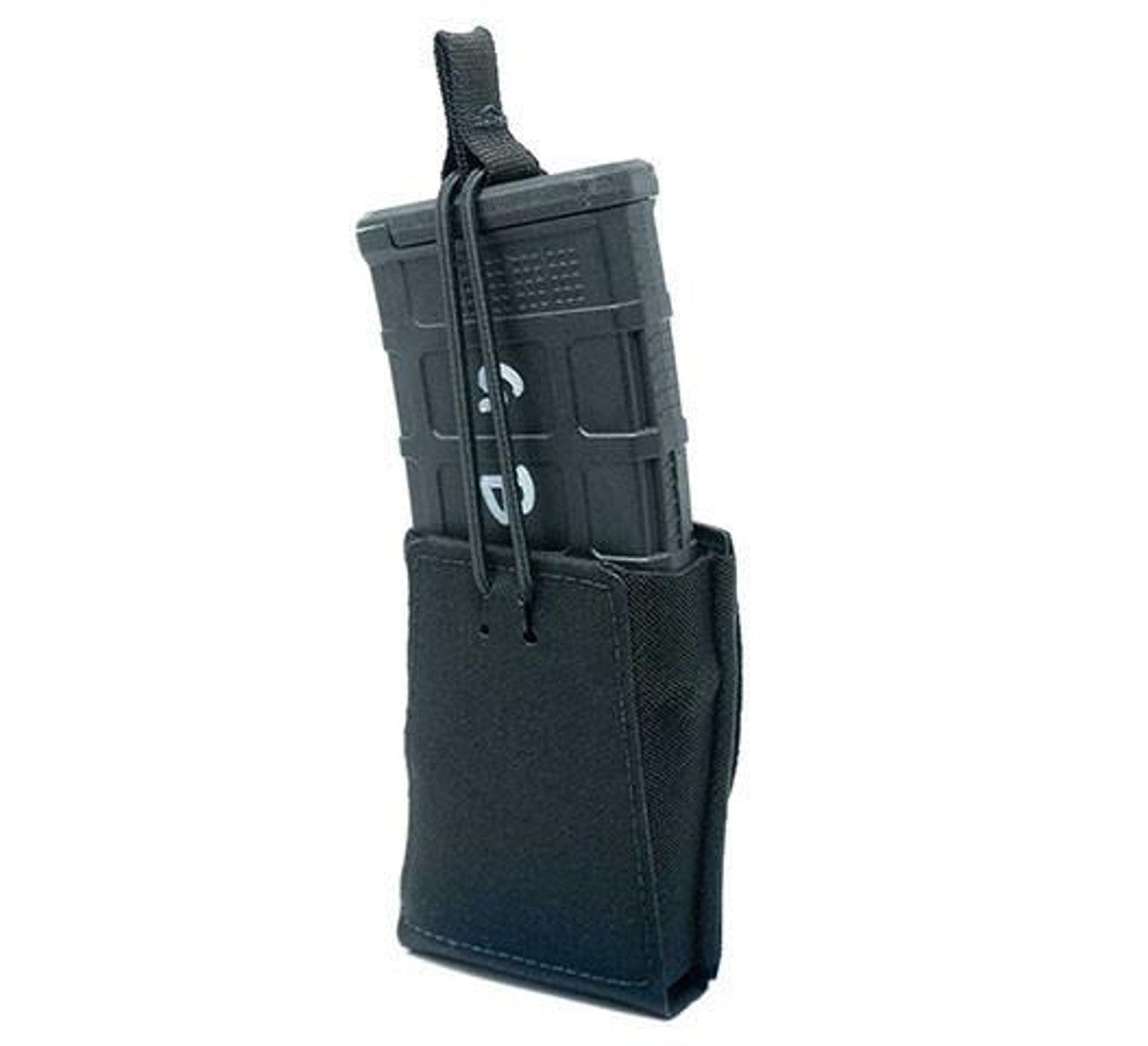 GBRS Group Single Rifle Magazine Pouch w/ Bungee Retention, Black