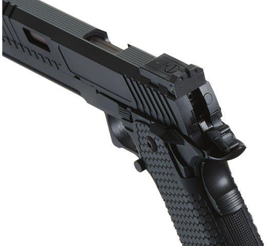 Golden Eagle 3615 Hi-Capa GBB Airsoft Pistol w/ Vented Slide, Black/Bronze