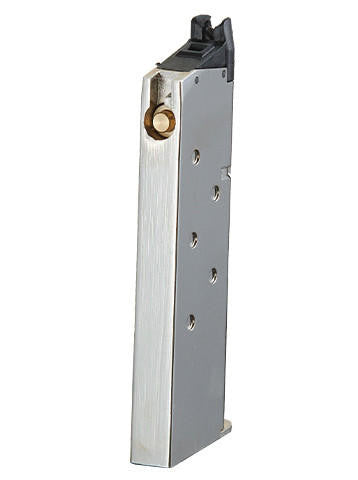 Golden Eagle Airsoft 1911 28 Round Single Stack Magazine for GE3307, Silver