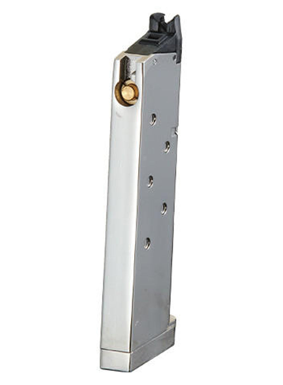 Golden Eagle Airsoft 1911 28 Round Single Stack Magazine for GE3308, Silver