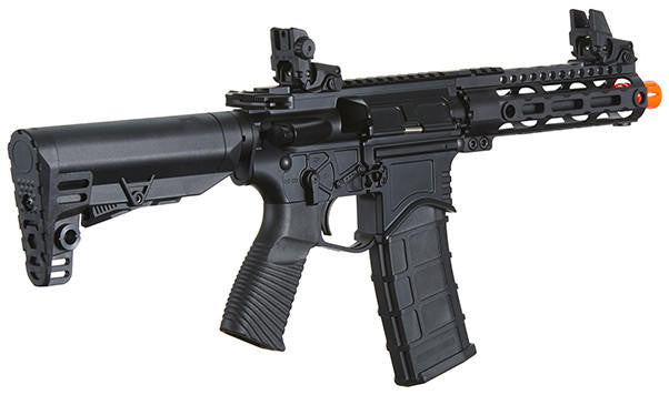 Golden Eagle Compact BD Style 7" M-LOK M4 GBB Airsoft Rifle, Black