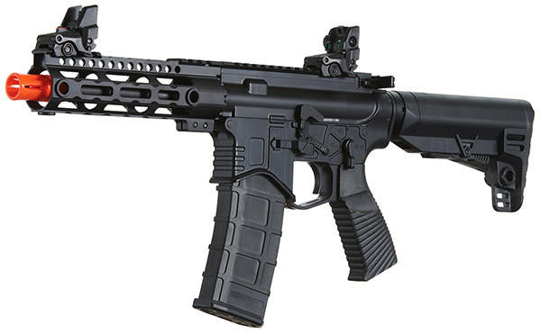 Golden Eagle Compact BD Style 7" M-LOK M4 GBB Airsoft Rifle, Black