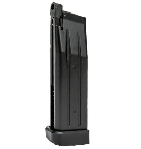 Golden Eagle Hi-Capa 5.1 30rd Green Gas Magazine, Black