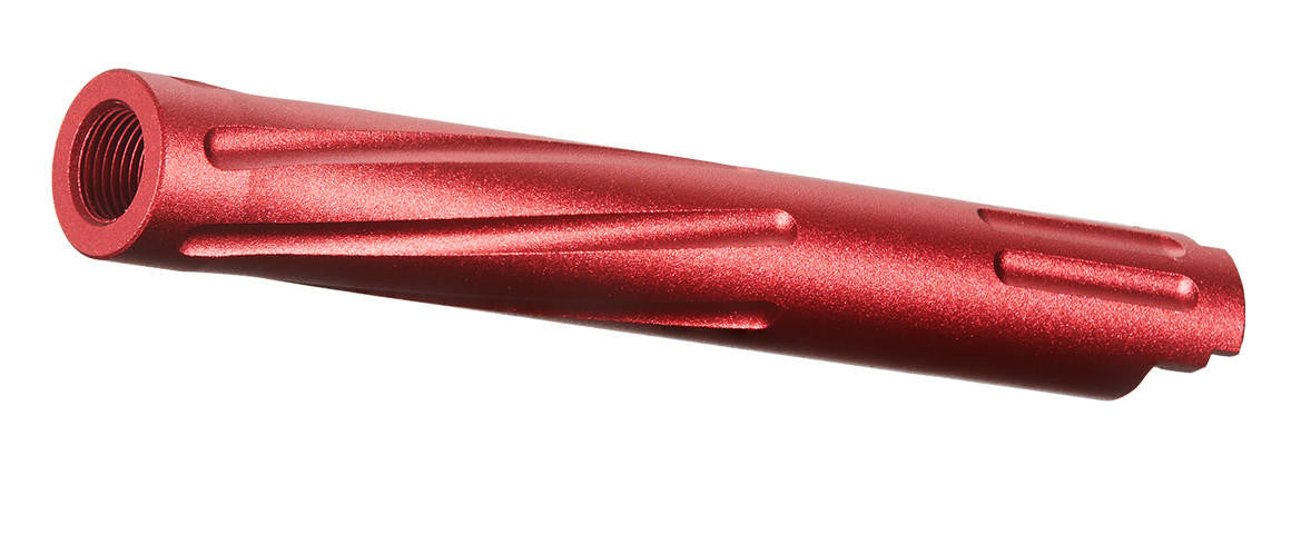 Golden Eagle Spiral and Fluted Outer Barrel for 5.1 Hi Capas, Red