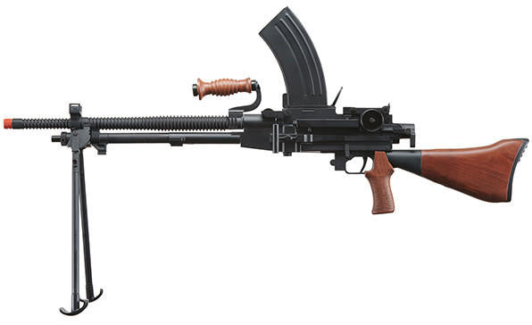 Golden Eagle Type 96 Full Metal Airsoft AEG Rifle, Wood/Black