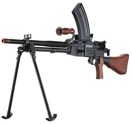 Golden Eagle Type 96 Full Metal Airsoft AEG Rifle, Wood/Black