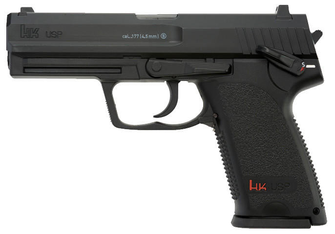 Heckler & Koch USP .177 Cal CO2 NBB Air Pistol, Black