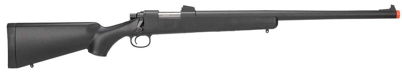 HFC 2377 Bolt Action Airsoft Sniper Rifle w/ Fixed Iron Sights, Black