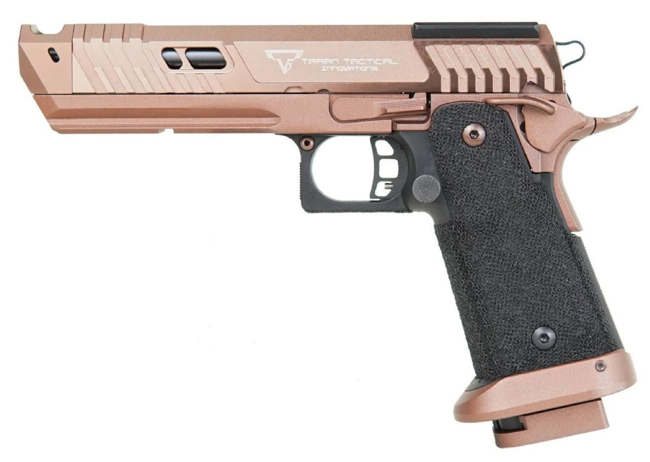 JAG Arms TTI Sand Viper HIGH GRADE Hi Capa GBB Airsoft Pistol, Two-Tone