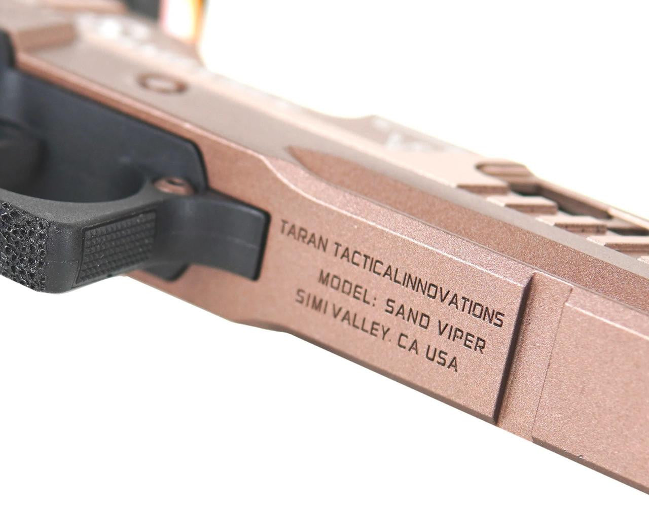 JAG Arms TTI Sand Viper HIGH GRADE Hi Capa GBB Airsoft Pistol, Two-Tone