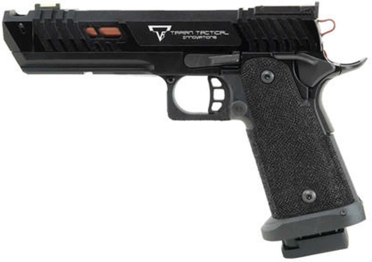 JAG Precision TTI JW4 Pit Viper Hi Capa Green Gas Airsoft Pistol, Black