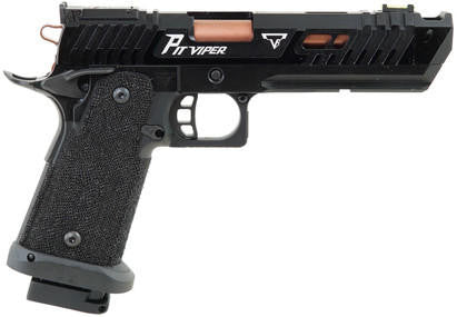 JAG Precision TTI JW4 Pit Viper Hi Capa Green Gas Airsoft Pistol, Black