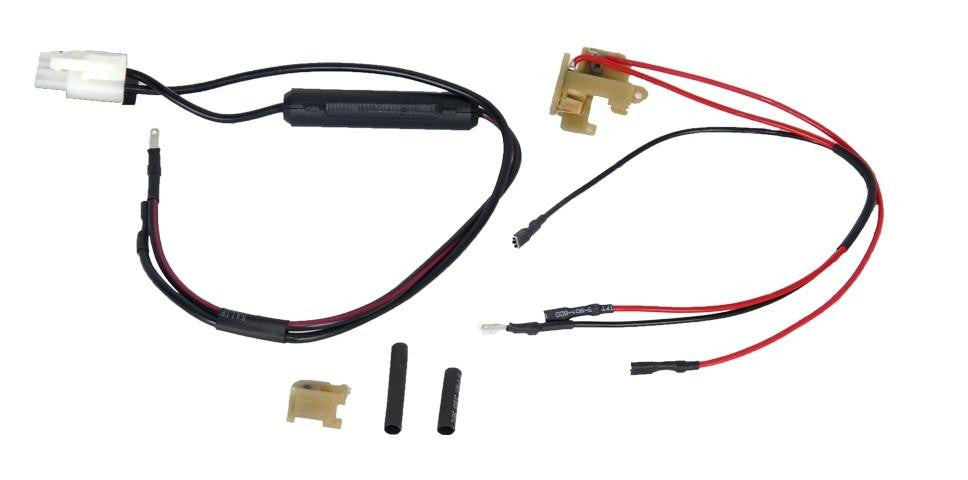 JG Standard Wiring Set For M16 (Rear), Large Tamiya Plug