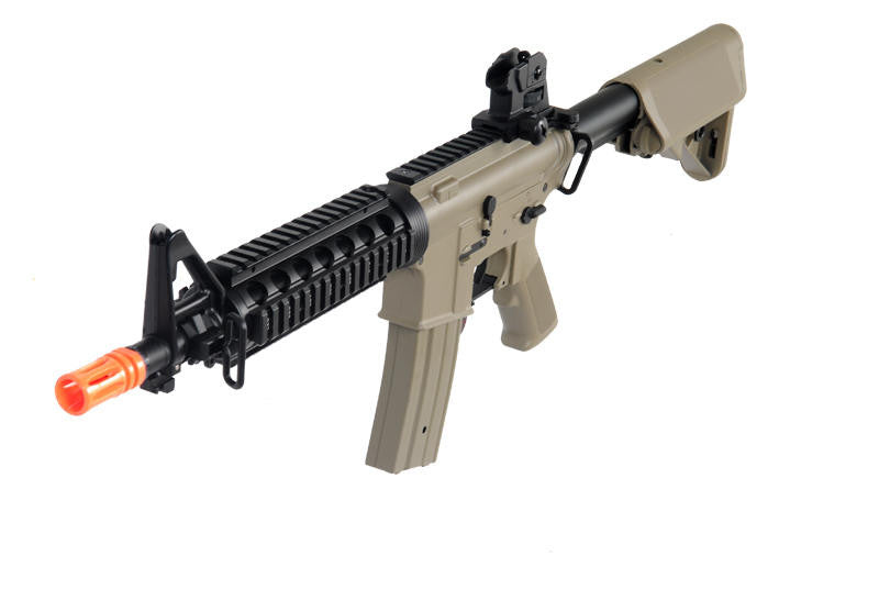 JG Super Enhanced M4 CQB RIS AEG Dark Earth Airsoft Rifle