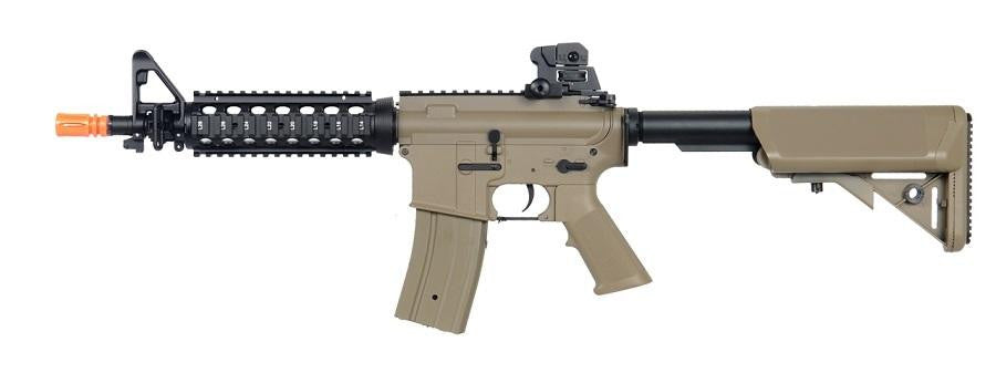 JG Super Enhanced M4 CQB RIS AEG Dark Earth Airsoft Rifle