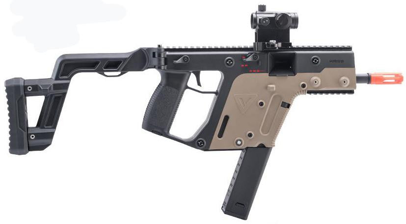KRYTAC KRISS Licensed VECTOR V2 High FPS AEG SMG Airsoft Rifle, Two-Tone