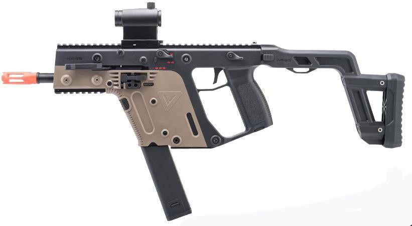 KRYTAC KRISS Licensed VECTOR V2 High FPS AEG SMG Airsoft Rifle, Two-Tone