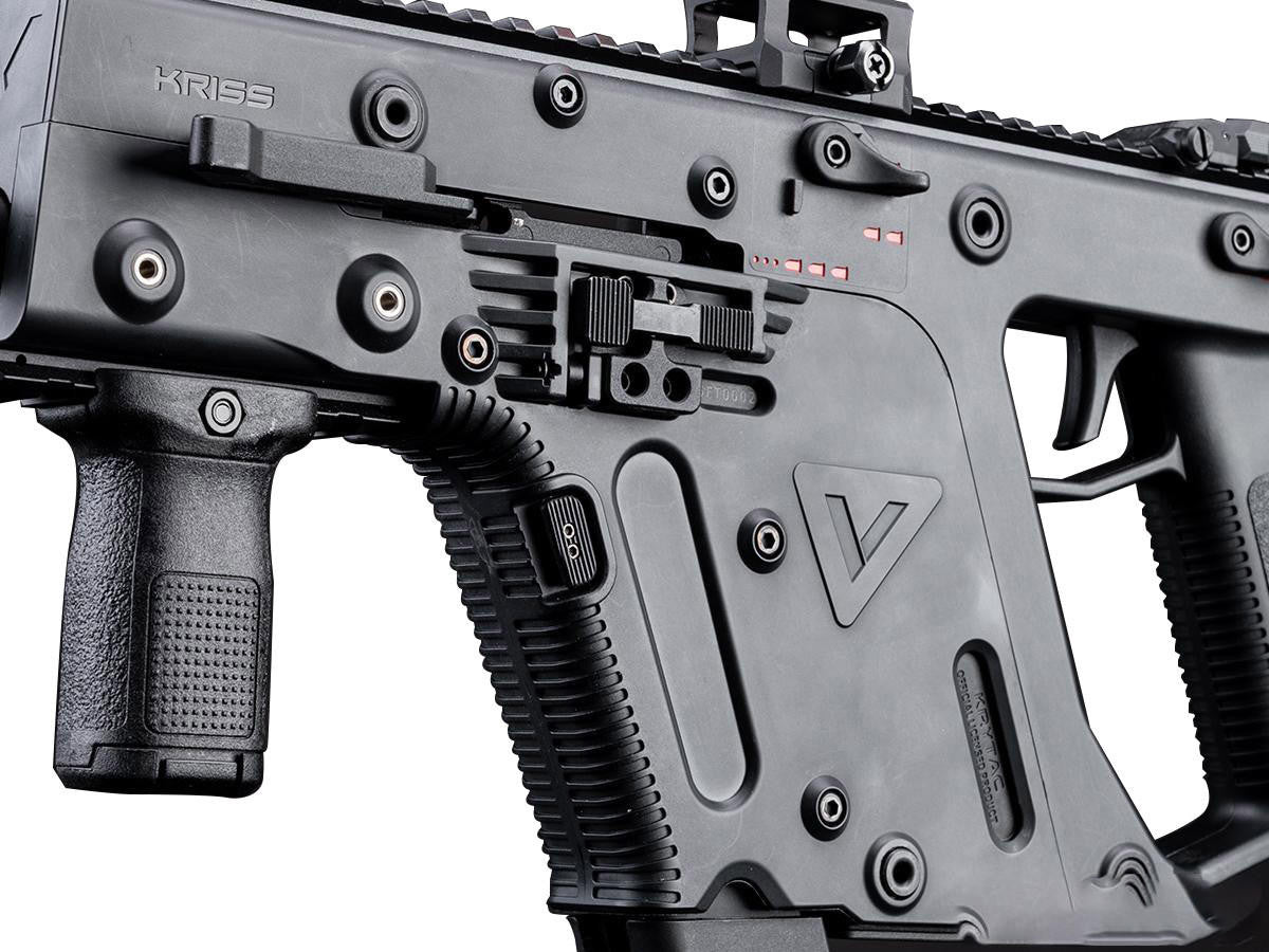 Krytac KRISS Vector Gas Blowback SMG Airsoft Rifle, Black
