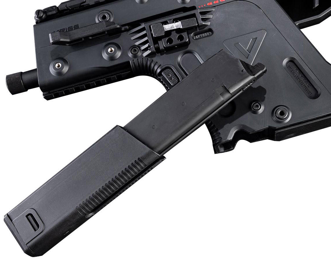 Krytac KRISS Vector Gas Blowback SMG Airsoft Rifle, Black