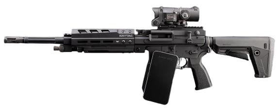 KRYTAC Trident LMG-M Enhanced M-LOK Airsoft AEG Light Machine Gun, Black