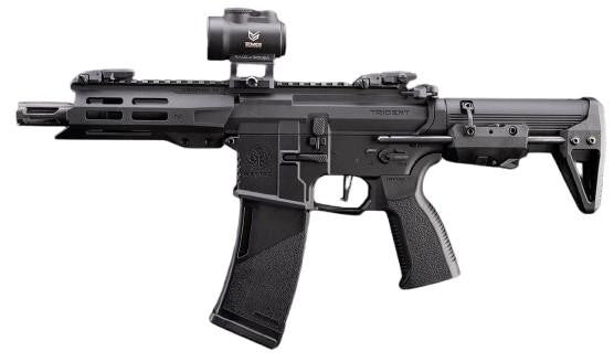 KRYTAC Trident MK3 PDW-M Airsoft AEG Rifle, Black