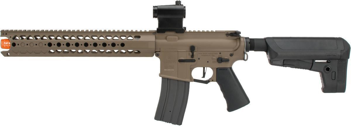 Krytac War Sport Licensed LVOA-S M4 Carbine AEG Airsoft Rifle, Dark Earth