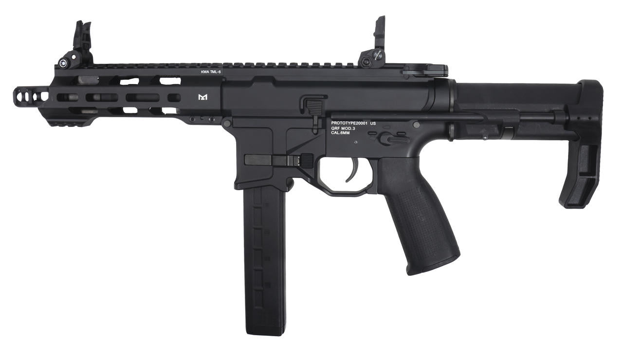 KWA 2.5+ QRF MOD.3 Airsoft AEG Rifle, Black