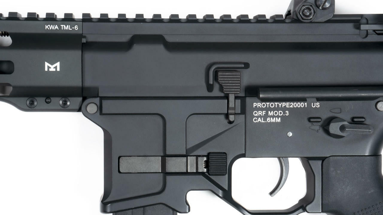 KWA 2.5+ QRF MOD.3 Airsoft AEG Rifle, Black