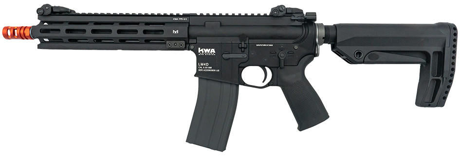 KWA Airsoft LM4D MLOK Gas Blowback Rifle, Black