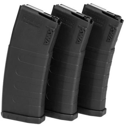 KWA K120C Adjustable ERG/AEG2.5/AEG3 Mid-Cap Magazines, 3 Pack, Black