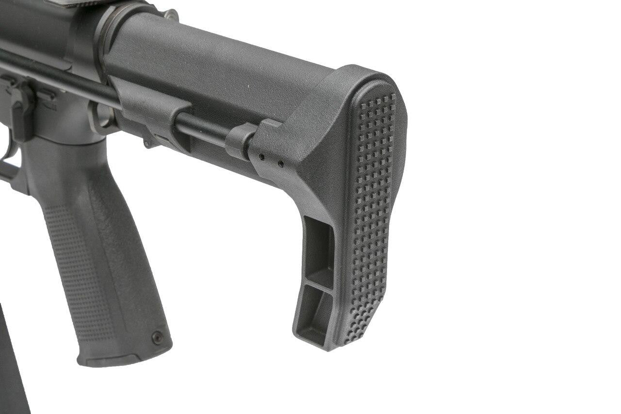 KWA QRF Series MOD 2 Pistol Caliber Carbine Airsoft Rifle, Black