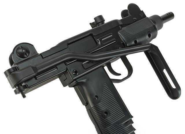 KWC Full Metal CO2 Powered Full Auto 4.5mm Mini Uzi Air Gun, Black