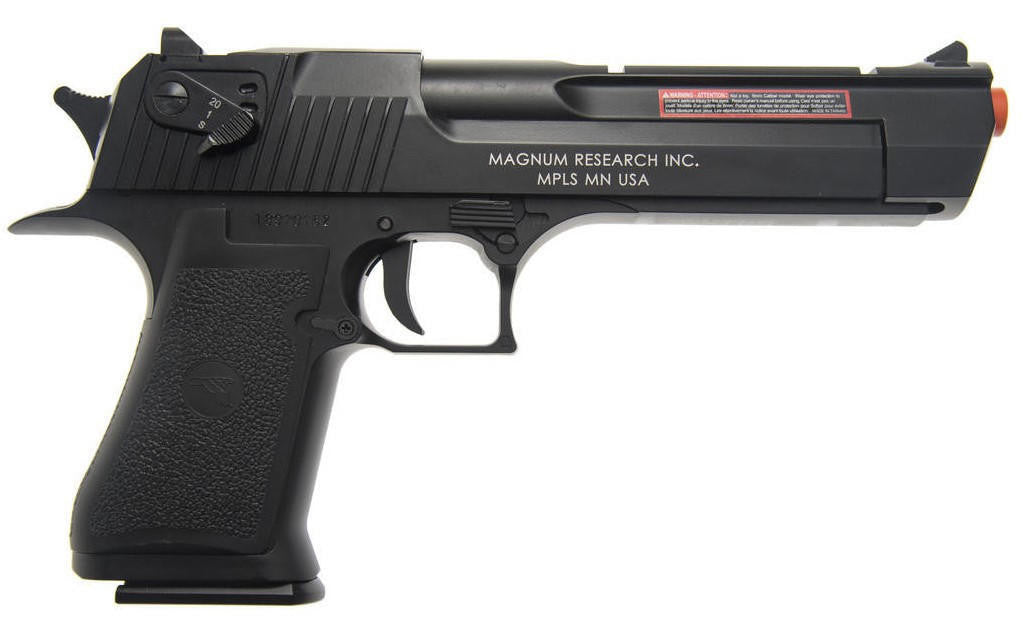 KWC Magnum Research Desert Eagle .50AE Full Auto Co2 Airsoft Pistol, Black