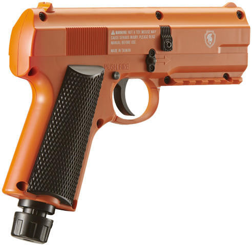 Lancer Defense Hornet .43 Cal CO2 Powered Less Lethal Defense Air Pistol, Orange/Black